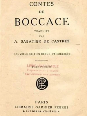 Les contes de Boccace - le Décaméron