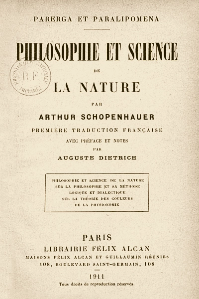 Philosophie et science de la nature