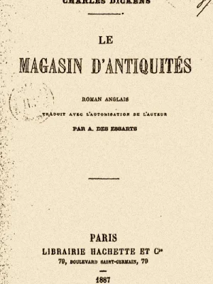 Le magasin d'antiquités - Tome I