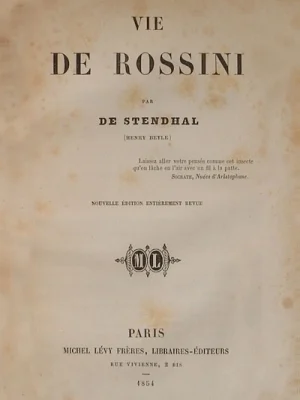Vie de Rossini - Tome I
