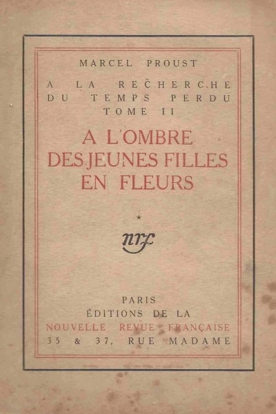 À la recherche du temps perdu II - A l'ombre des jeune filles en fleurs