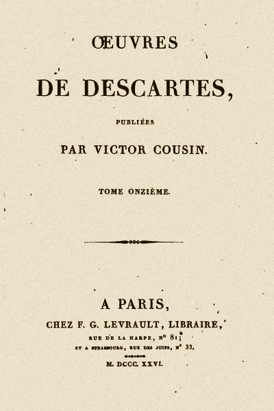 Règles pour la direction de l'esprit