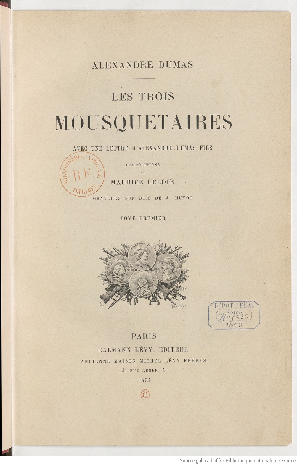 Les Trois Mousquetaires - T1