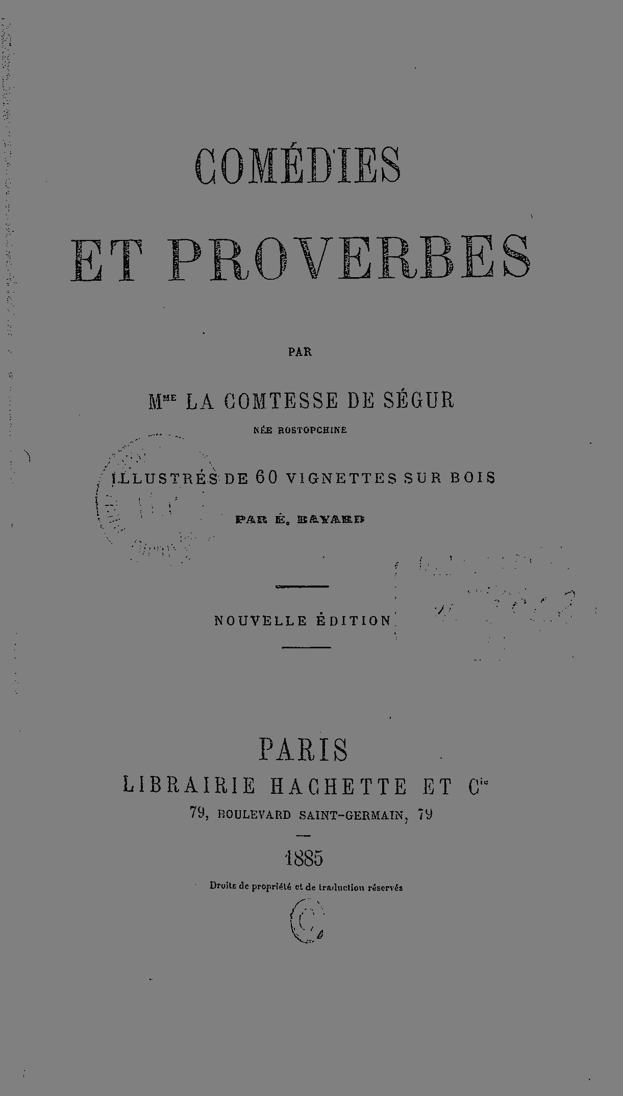 Comédies et proverbes