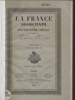Henri III et sa cour
