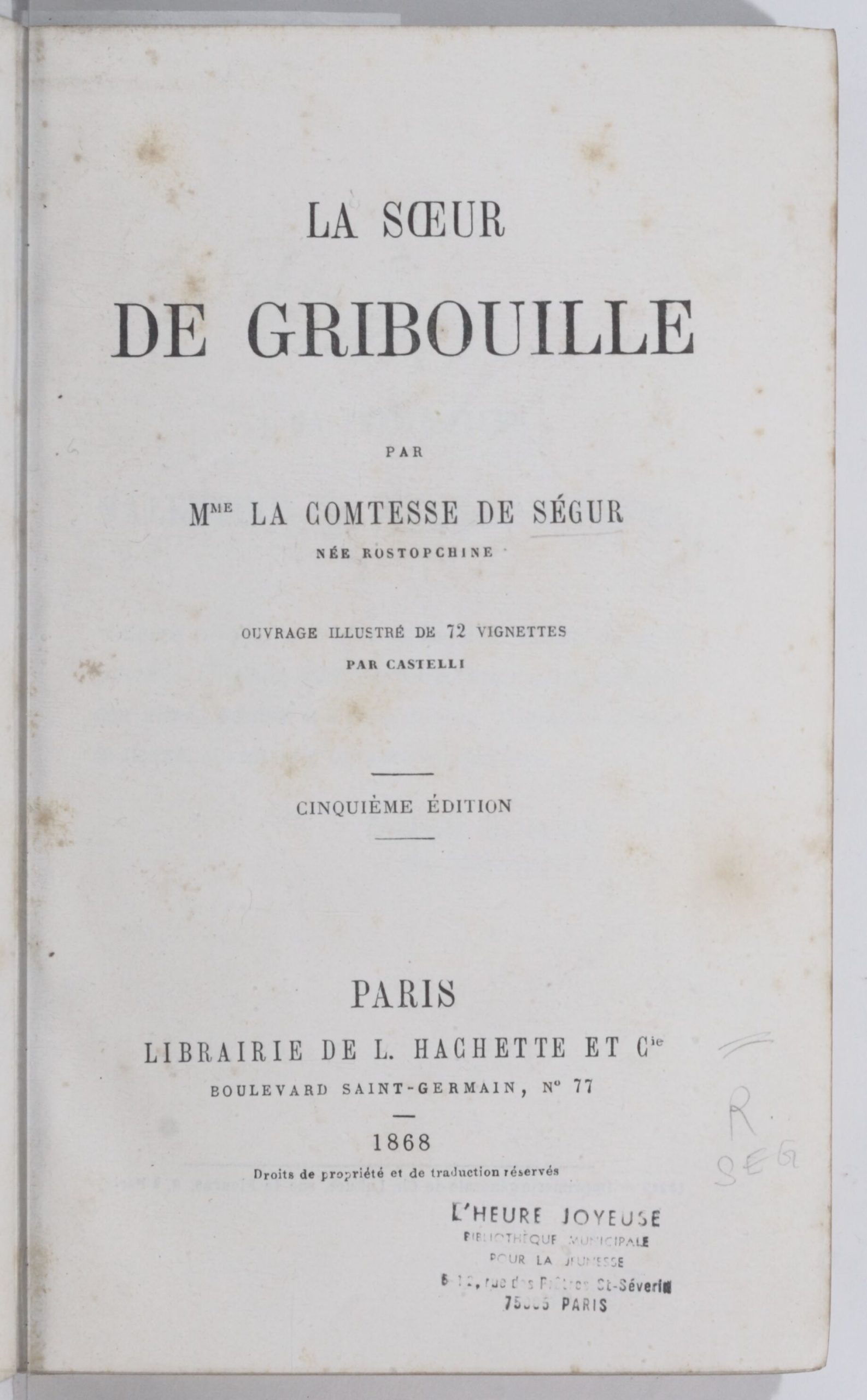 La soeur de Gribouille