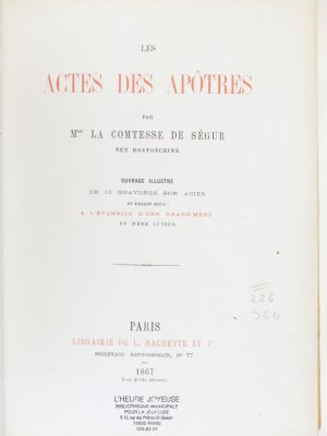 Les actes des apôtres
