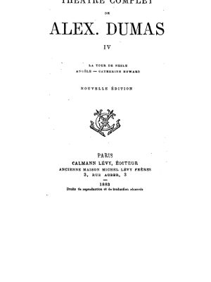 Théâtre complet de Alex. Dumas - Tome IV