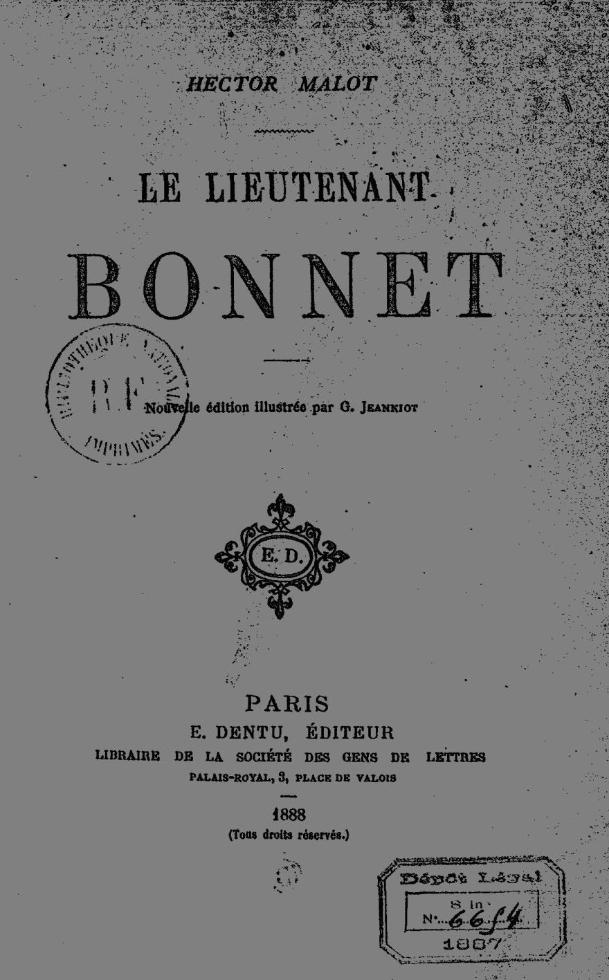 Le lieutenant Bonnet