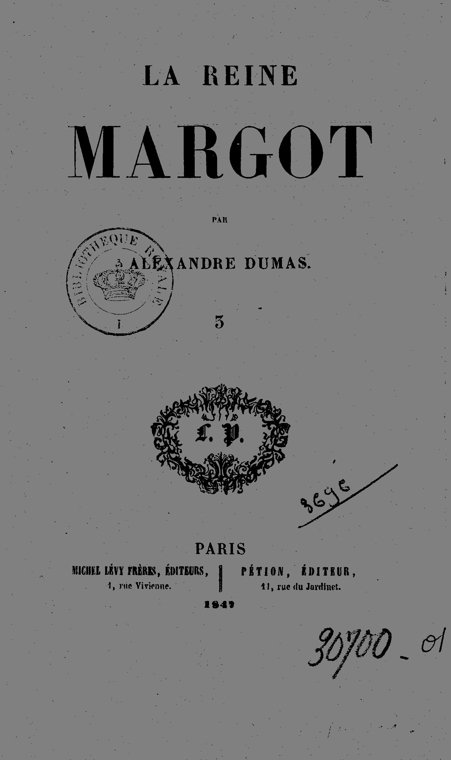 La Reine Margot - Vol. 3