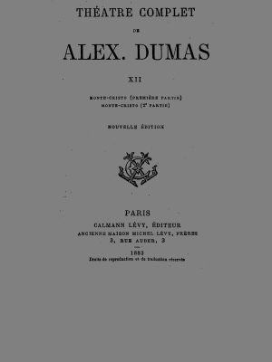 Théâtre complet de Alex. Dumas - Tome XII