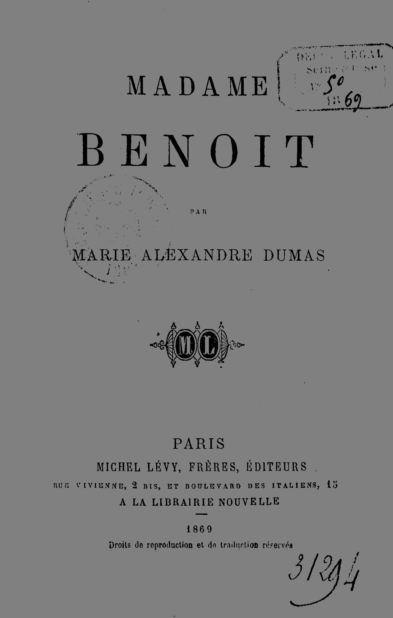 Madame Benoît