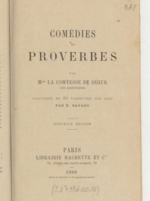 Comédies et proverbes