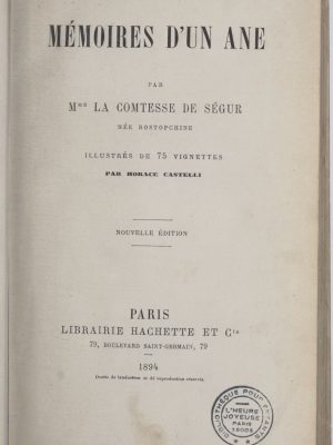 Mémoires d'un âne