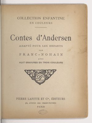 Contes d'Andersen, adapté pour les enfants