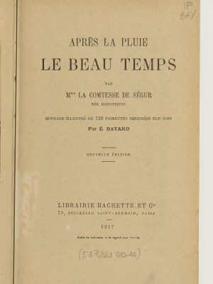 Après la pluie le beau temps