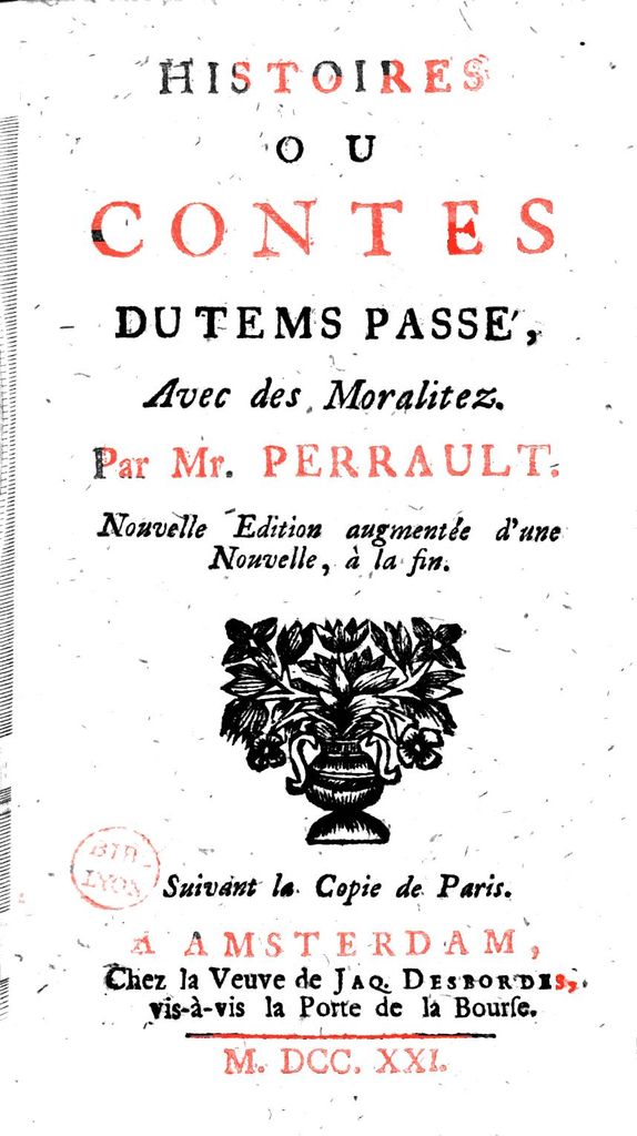 Histoires ou Contes du temps passé